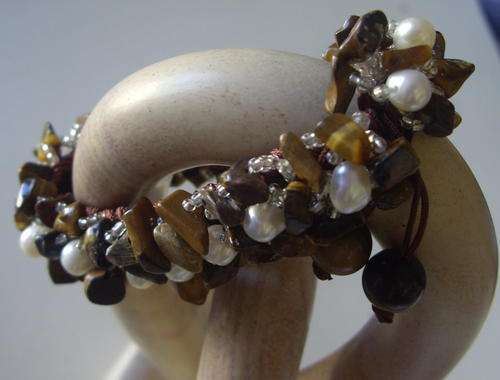 TIGER'S EYE, AND PEARLS! WOW, WHAT A COMBINATION!!