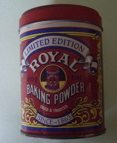 Limited edition Royal Baking Powder tin, commemmorating 131 years!!!