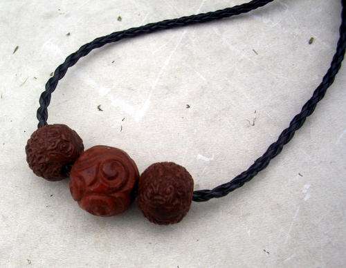 Buddha beads choker - really special beads!