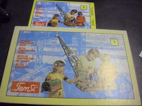 Maccano like metal construction Set - By Temsi - Holland