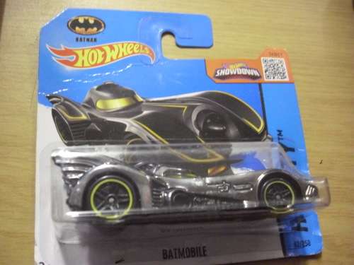 Hotwheels - Batmobile - Sliver with Yellow lines