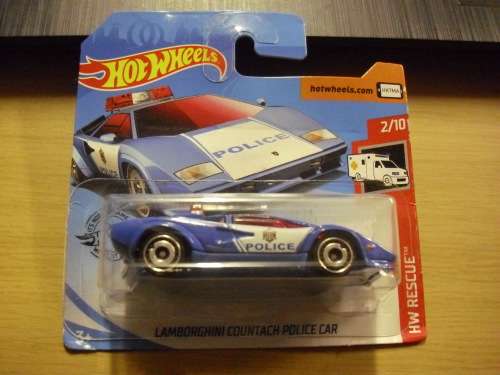HOTWHEELS - LAMBORGHINI COUNTAGE POLICE CAR