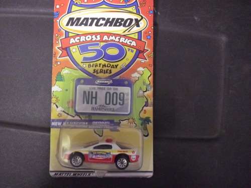 MATCHBOX - Across America  - NEW HAMPSHIRE- No 9 - Chevrolette Camaro Police