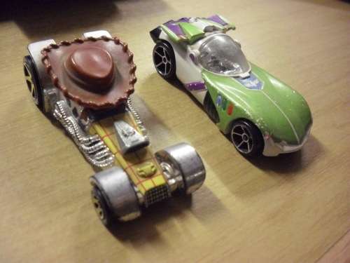 Hotwheels -  Toy Story Buzz and Woody cars