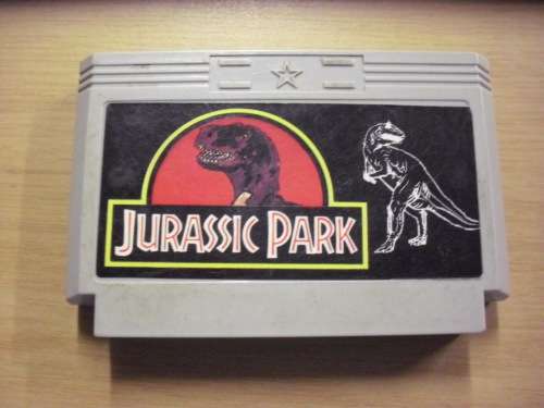 VINTAGE GAME CARTRIDGE - JURASSIC PARK (CARTRIDGE ONLY)