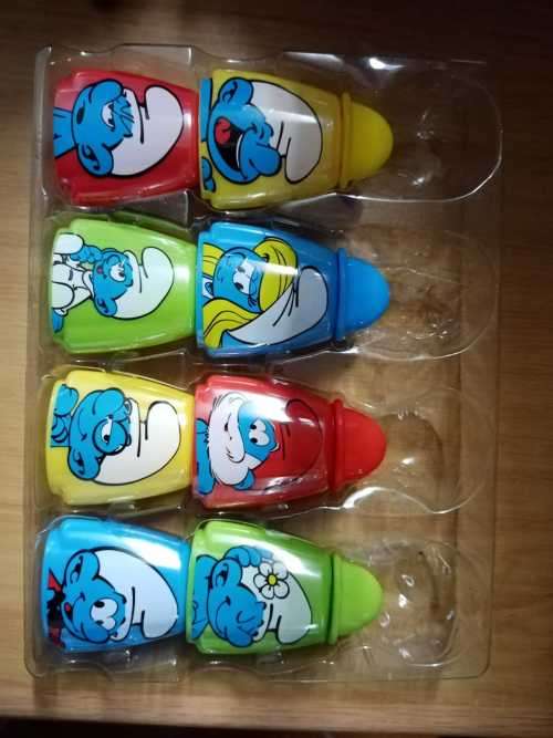 the SMURFS - 8 Markers - Chupa Chups