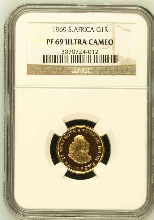 ###One and only 1969 Gold R1 NGC PF69 Ultra Cameo### Finest specimen
