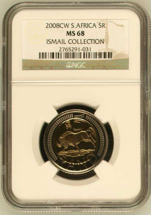 MS68 - 2008 CW OOM PAUL MINT MARK R5 NGC MS68 -SECOND FINEST