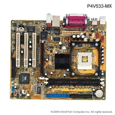 asus p4v533-mx + Intel Pentuim 4 2.8 GHZ CPU