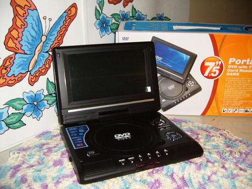 7.5Inch Portable DVD Player With TV Receiver