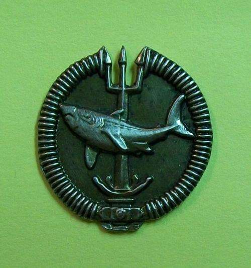 Special Forces (Recce) Attack Diver - Mess Dress badge - (oxidised metal)