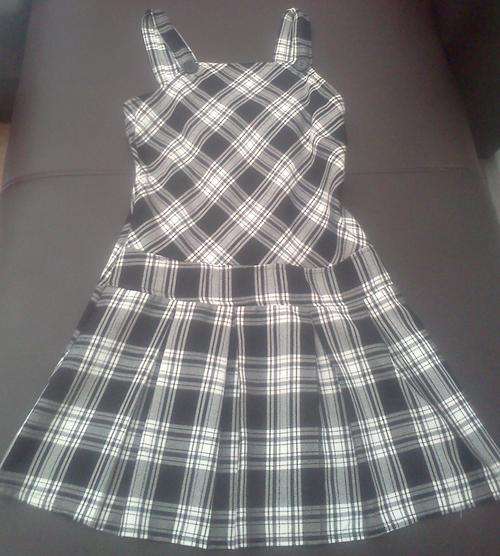 checkered dress size 11-12
