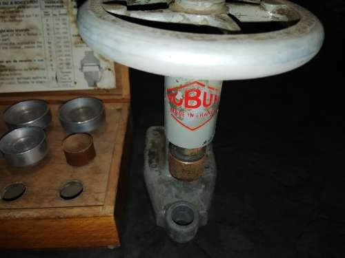 watch glass press with some dies ....