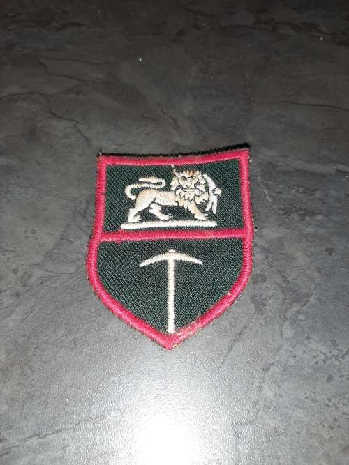 Rhodesian army cloth patch