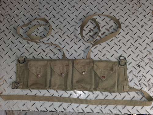 Rhodesian army mag chest webbing