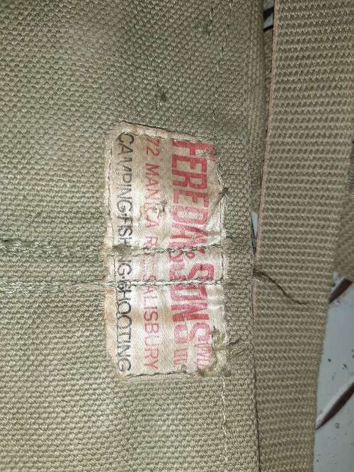 Rhodesian army mag chest webbing