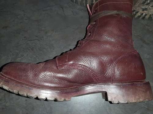 SADF issue combat boots