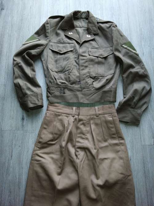 SADF bunny jacket n pants (from the 1970s)