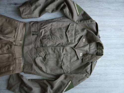 SADF bunny jacket n pants (from the 1970s)
