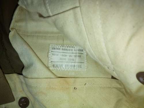 SADF bunny jacket n pants (from the 1970s)