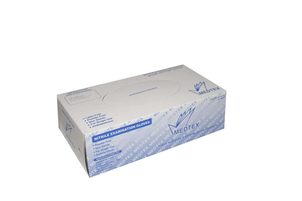 Medtex Nitrile Gloves-LARGE