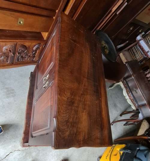 Little two door cabinet as is. Solid Wood.