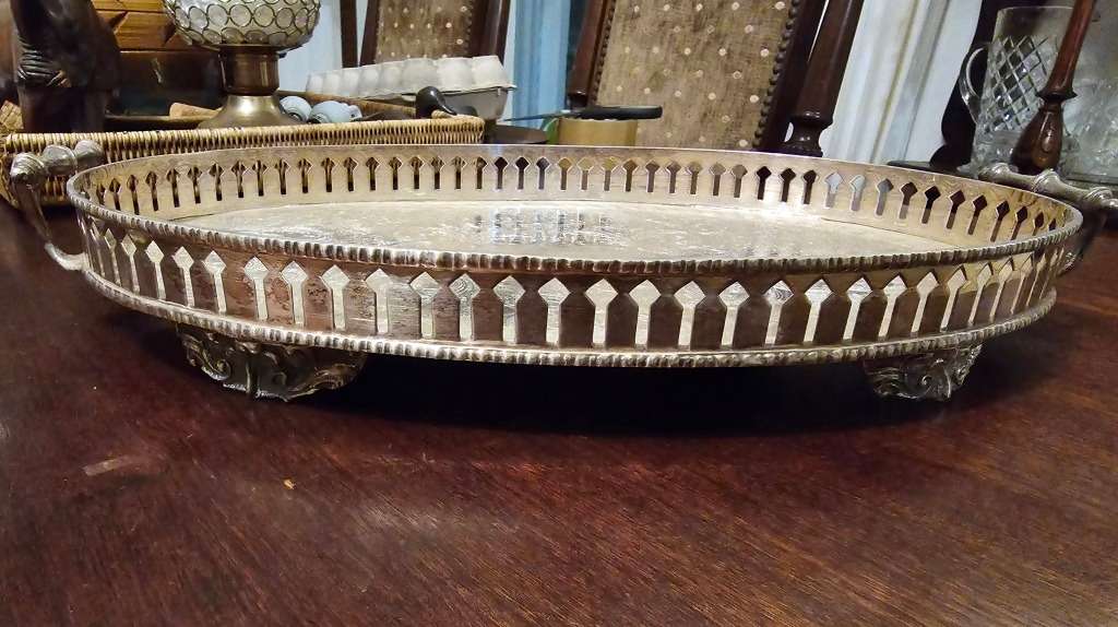 Tray Silver A1 Plated gallery tray