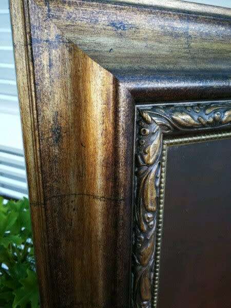 Large Framed Oil Painting of a Woman in a Beautiful Gilt Frame. Signed Youth Roy.