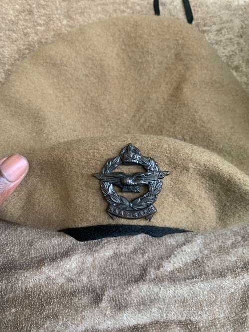 2 Original SADF berets and 1 `Nkedi` beret