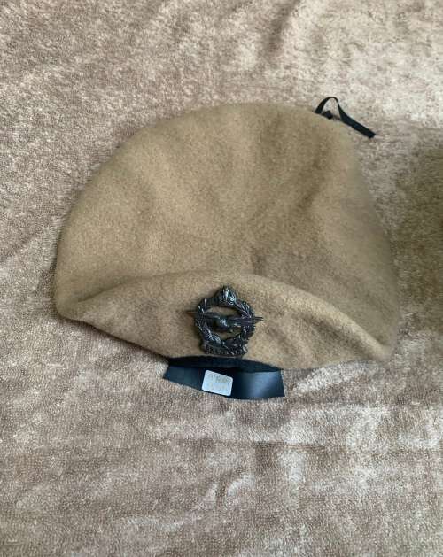 2 Original SADF berets and 1 `Nkedi` beret