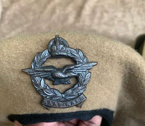 2 Original SADF berets and 1 `Nkedi` beret