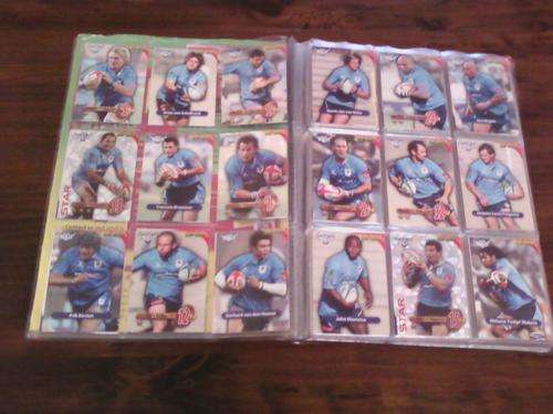 Big Ball Rugby Trading Cards COLLECTOR ALBUM 2010 with ALL CARDS!