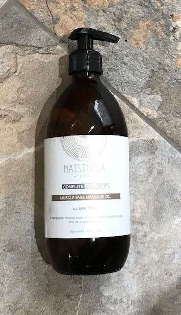 500ml MATSIMELA SPA RANGE MUSCLE EASE MASSAGE OIL