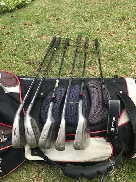 9 PIECE BOBBY LOCKE SLAZENGER GOLF SET