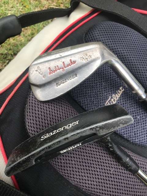 9 PIECE BOBBY LOCKE SLAZENGER GOLF SET