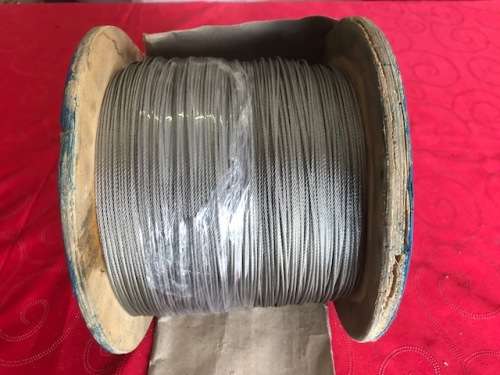 1000 METER ROLL OF 2mm STAINLESS STEEL WIRE ROPE