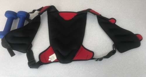 UFC WEIGHTED VEST PLUS SET OF 3KG DUMBELLS