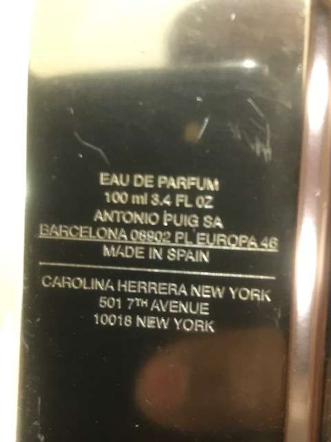 100% ORIGINAL - CAROLINA HERRERA TUBEROSE - UNISEX -100ML BOTTLE (BIGGEST BOTTLE)