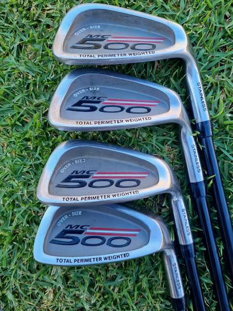 MACGREGOR MC500 GRAPHITE SHAFT GOLF CLUB SET - 9 PIECE - IMMACULATE CONDITION - DONT MISS OUT