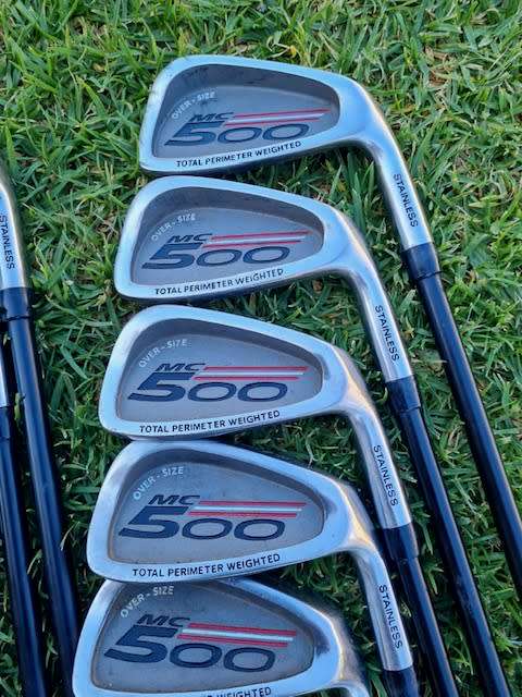 MACGREGOR MC500 GRAPHITE SHAFT GOLF CLUB SET - 9 PIECE - IMMACULATE CONDITION - DONT MISS OUT