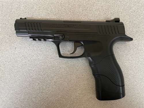 ORIGINAL - LIKE NEW DAISY POWERLINE 415 GAS PISTOL - .177 CAL