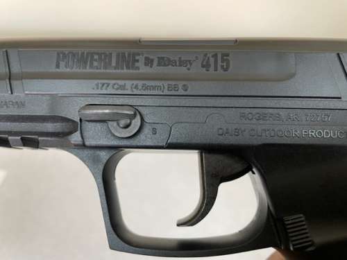 ORIGINAL - LIKE NEW DAISY POWERLINE 415 GAS PISTOL - .177 CAL
