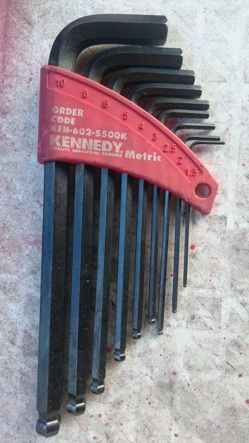 KENNEDY ALLEN KEY HEX BALL LONG 9PC R130 EACH