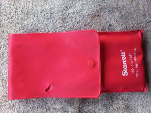 47 Starrett 5 Piece Imperial Pin Punch Set R600