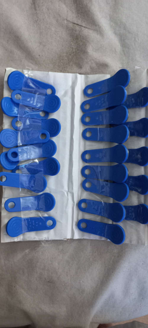 73 Dallas type 1-WIRE iButton Key DS1973+F5 BLUE R50 each x 50