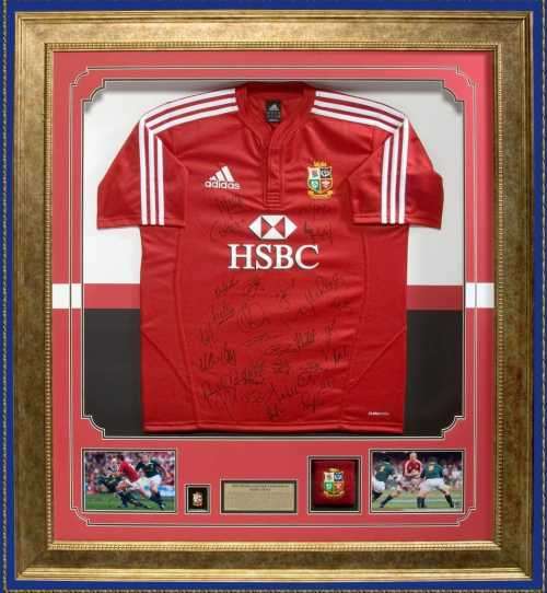 2009 Lions SA Tour - autographed `Irish and British Lions` Jersey!