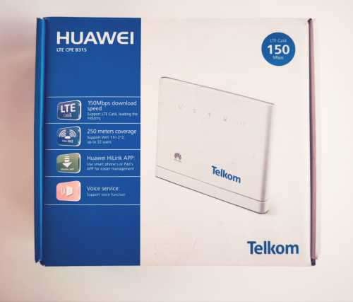 CRAZY WEDNESDAY SPECIAL Huawei B315 4G LTE Router (FREE STD SHIPPING)*