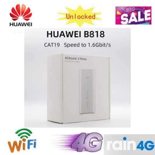 SPECIAL 42% OFF- Huawei 4G 3PRIME CAT19 B818 Router (LATEST HUAWEI ROUTER) - Free STD Shipping*