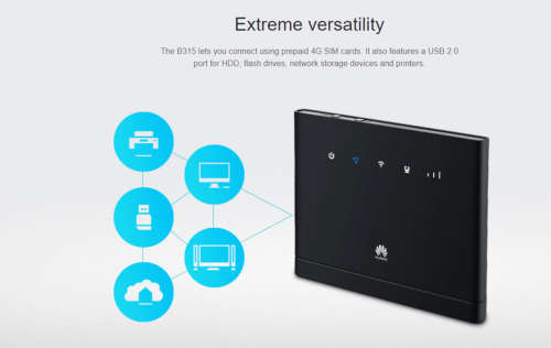 DISCOUNTED BRAND Huawei B315s 936 4G LTE Router free shipping