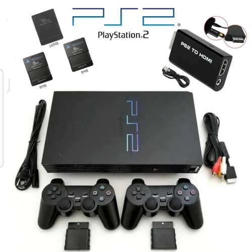 DISCOUNTED DEAL!! | PS2 BLACK CONSOLE COMPLETE BUNDLE DEAL | FREE STD SHIPPING*